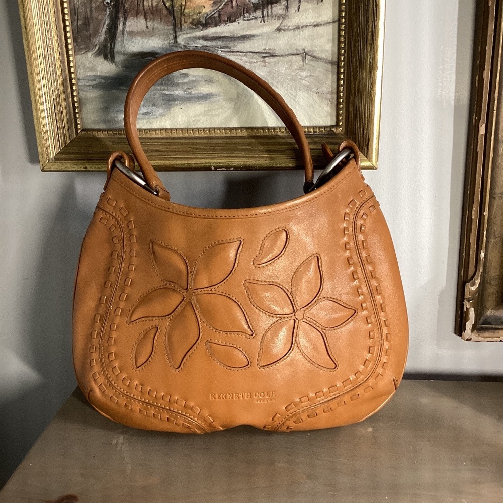 Kenneth Cole New York leather shoulder bag